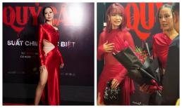 Nam Thư bị nghi tỏ thái độ và 'chèn ép' vợ Mạc Văn Khoa trên thảm đỏ?