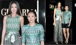 Chương Tử Di 'thua toàn tập' cả về chiều cao, ngoại hình và khí chất trước Hoa hậu Trương Tử Lâm khi chung khung hình 