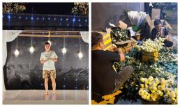 Quách Thành Danh đích thân giám sát trang trí cho đám cưới tới tận nửa khuya