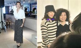 Chương Tử Di sau khi ly hôn tâm trạng rất vui vẻ, ảnh chụp gần đây lộ mặt tròn vì tăng 5kg, mặc váy nữ tính trông không hề giống phụ nữ đã hai con