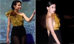 Đổng Khiết và Trương Bá Chi mặc cùng một bộ quần áo, chỉ cách nhau 1 tháng tuổi nhưng khí chất rất khác nhau