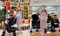 Hạnh Sino khoe nhan sắc ở những tháng cuối thai kì, vẫn tự tin mang guốc khá cao khi ra ngoài