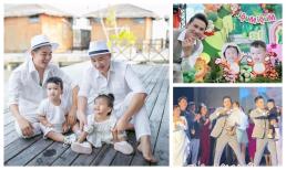 Hà Trí Quang - Thanh Đoàn nhảy hát tưng bừng trong thôi nôi của cặp song sinh, cực chịu chi với chi tiết này