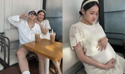 Trương Mỹ Nhân lộ diện ở những tháng cuối thai kì, nhan sắc 'mẹ bỉm' nhận được nhiều lời khen