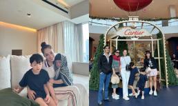 Dương Cẩm Lynh khoe khung ảnh hạnh phúc bên gia đình, diện mạo điển trai của hai nhóc tì khiến nhiều người xuýt xoa