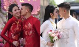 Cập nhật Đám hỏi Quang Hải - Chu Thanh Huyền: Chú rể hôn cô dâu đắm đuối trước khi nắm chặt tay nhau lên xe trở về nhà trai