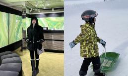 Tâm Tít hiếm hoi cho con trai lên sóng, ngoại hình mẹ hai con gây sốt vì ngày càng thăng hạng