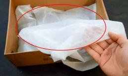 Chiếc túi trắng đựng trong hộp giày có nhiều công dụng bất ngờ, điều không phải ai cũng biết