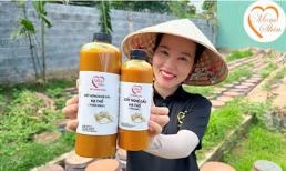 Làm đẹp toàn diện sau sinh với rượu gừng nghệ gấc hạ thổ Mom Shin 