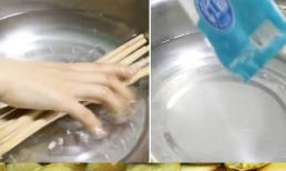 Tôi mới phát hiện ra ngâm đũa trong loại nước này cả đời không sợ bị mốc, đáng tiếc là hầu như không ai hiểu được điều này