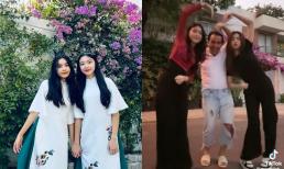 Hai ái nữ nhà Quyền Linh nhún nhảy cùng ba cực dễ thương, chiều cao vượt trội gây chú ý 