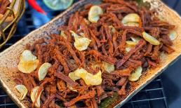 Cách làm heo khô cháy tỏi tại nhà, đãi khách ngày Tết vừa sang lại tiết kiệm 