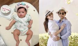 Khánh Thi hé lộ loạt ảnh siêu yêu của con gái út khi tròn 4 tháng buổi, được mẹ chăm sóc cực mát tay 