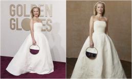 Tại sao chiếc váy Gillian Anderson mặc lại gây sốc trên thảm đỏ Quả cầu vàng 2024?