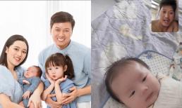 Quách Ngọc Tuyên khoe khoảnh khắc siêu yêu của quý tử thứ 2, một chi tiết thể hiện rõ độ nghiện con 