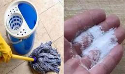 Dạy bạn mẹo lau sàn nhà sạch không để lại vết, trong vòng một tuần vẫn sạch bóng mà không bám bụi