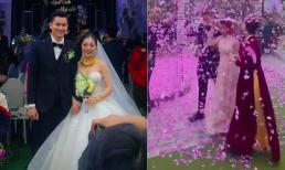 Đám cưới tình cũ Quang Hải - Nhật Lê ở Thanh Hóa, cô dâu đeo vàng trĩu cổ, hành động của mẹ chồng gây chú ý
