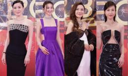 Xa Thi Mạn cùng dàn kiều nữ TVB diện váy cắt xẻ gợi cảm trên thảm đỏ TVB Anniversary Awards