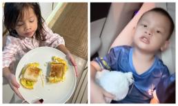 Lisa - Leon mới 3 tuổi đã biết làm điều hiếu thảo này cho mẹ, ái nữ của Hà Hồ con đảm đang ở một khoản