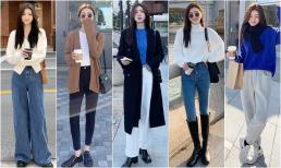 Sau khi thời tiết trở lạnh, 'áo len + quần' lại được ưa chuộng, vừa thời trang, cao cấp vừa có thể giữ ấm 