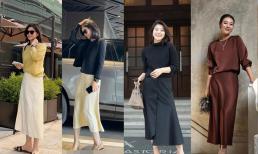 Hóa ra những người phụ nữ thanh lịch thậm chí còn không mặc “váy” quá đầu gối! Mặc cái này để giữ ấm và thời trang trong mùa đông