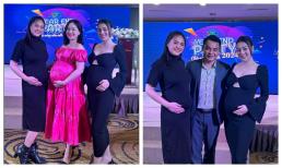 Ba nàng bầu của 'vũ trụ VTV' Lan Phương - Thu Quỳnh - Phương Oanh chung khung ảnh, ai hơn ai?