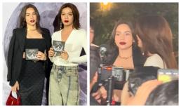 Hà Hồ chọn tông đen đơn giản nhưng lấn lướt học trò kém gần 20 tuổi qua ống kính camera thường