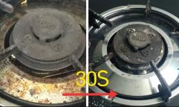 Bếp gas dùng lâu bị rỉ sét, 5 nguyên liệu sẵn có này sẽ khiến bếp gas nhà bạn sạch bong như mới sau chỉ 30 giây