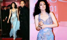 Lại bị Củng Lợi làm cho kinh ngạc, diện váy hai dây và tóc xoăn, nhan sắc của cô đạt tầm cao mới ở tuổi 59