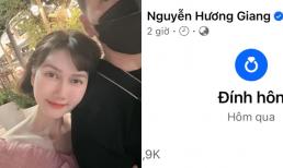 Hậu công khai có bạn trai, diễn viên Hương Giang bất ngờ thông báo đã đính hôn