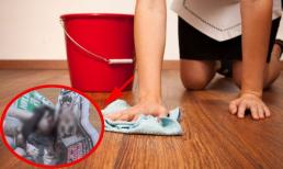 Mẹo dọn nhà cuối năm: Xé vụn giấy báo rồi trải ra sàn nhà cực thiết thực 