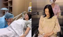 Trương Mỹ Nhân chia sẻ về hành trình sinh nở, luôn được Phí Ngọc Hưng kề cận chăm sóc