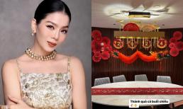 Lệ Quyên tất bật trang trí Tết cho biệt thự tiền tỷ, tỉ mỉ từng chi tiết