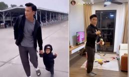 Thủ môn Bùi Tiến Dũng đón con ra Hà Nội, không gian sống ở Thủ Đô thế nào? 