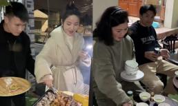 Lộ khoảnh khắc  thân mật của Quang Hải và Chu Thanh Huyền những ngày cuối năm 