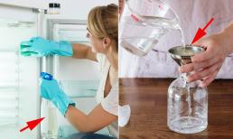 Vệ sinh tủ lạnh cuối năm, đừng dùng nước lã hòa thêm thứ này sạch bong như mới, không còn mùi hôi