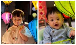 Đàm Thu Trang hé lộ loạt ảnh cực yêu của 2 nhóc tì, ngày càng dễ thương khó cưỡng