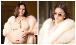 Phương Oanh hiếm hoi khoe dáng khi bầu song thai, nhan sắc và hình thể gây bất ngờ
