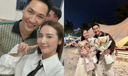 Chúng Ta Của 8 Năm Sau chính thức đóng máy, Huyền Lizzie cùng Mạnh Trường thân thiết sau hậu trường