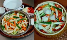 Cuối năm dù bận rộn đến mấy, hãy làm ngay một lọ dưa su hào, cà rốt chống ngấy, ai cũng sẽ thích 