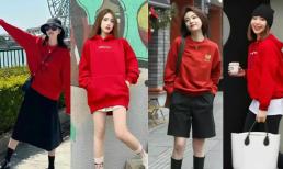 “Tết mặc màu đỏ” có quá mộc mạc? Sẽ trông thời trang và trắng hơn khi mặc như thế này