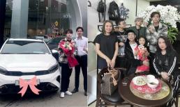 Long Nhật tự hào khoe con trai đầu đã tự sắm được xế hộp xịn xò giáp Tết Nguyên đán