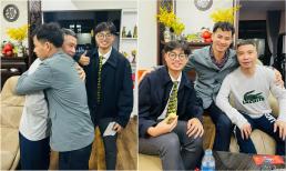 Xuân Bắc cùng con trai lớn thăm nhà Công Lý 11 giờ đêm ngày 27 Tết, cái ôm thân tình của 2 nghệ sĩ gây xúc động