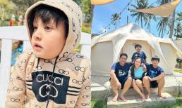 Thanh Thúy - Đức Thịnh thưởng lớn cho con trai út trong ngày sinh nhật, quý tử gây sốt với vẻ dễ thương khó cưỡng 