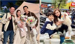 Huyền Lizzie rã rời, kiệt sức sau khi đóng máy “Chúng ta của 8 năm sau”, vẫn tranh thủ đưa con trai đi chợ Tết