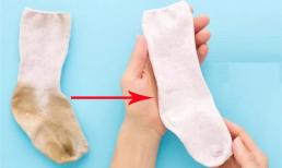 Làm sạch tất trắng bị lấm bẩn trông như mới, dạy bạn một vài mẹo cực đơn giản nhưng hiệu quả tối đa