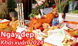 Khai xuân năm Giáp Thìn 2024 ngày nào tốt? Những phong tục đẹp khai xuân đầu năm