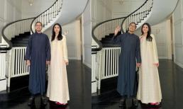 Hà Tăng khoe ảnh kè kè bên chồng, không quên thực hiện đúng 'thủ tục' tình cảm này ngày đầu năm