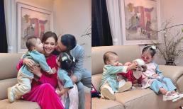 Phu nhân tập đoàn nghìn tỷ khoe ảnh gia đình hạnh phúc, ngoại hình 2 nhóc tì trong lần hiếm hoi lên sóng gây chú ý