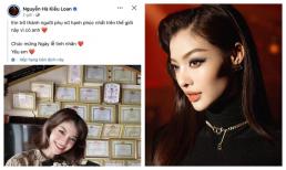 Á hậu Kiều Loan công khai chuyện có bạn trai lại còn nhận quà 'khủng'
